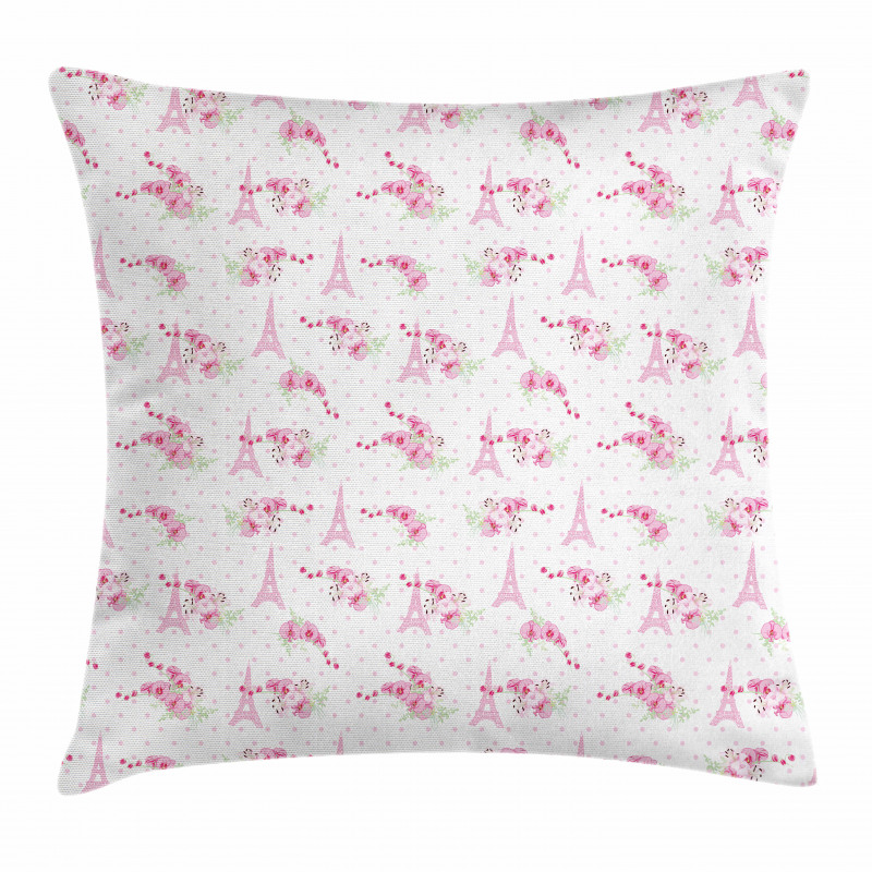 Springtime Polka Dots Pillow Cover
