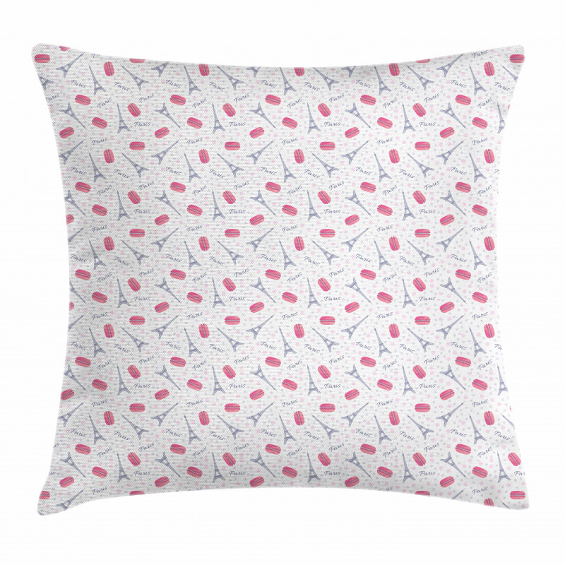 Tasty Retro Macaroons Pillow Cover