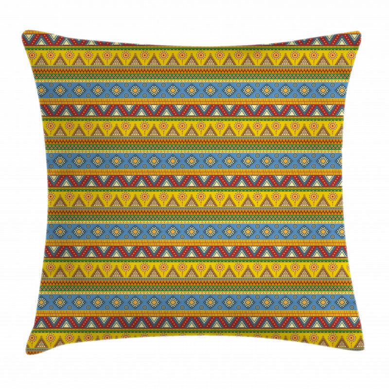 Native Aztec Borders Pillow Cover