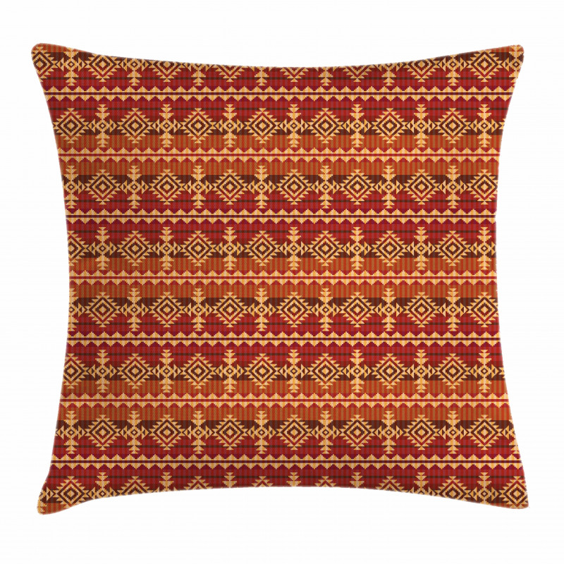 Aztec Culture Ornament Pillow Cover