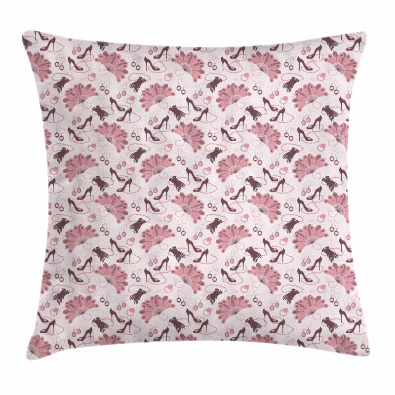 Retro Women Fashion Pillow Cover