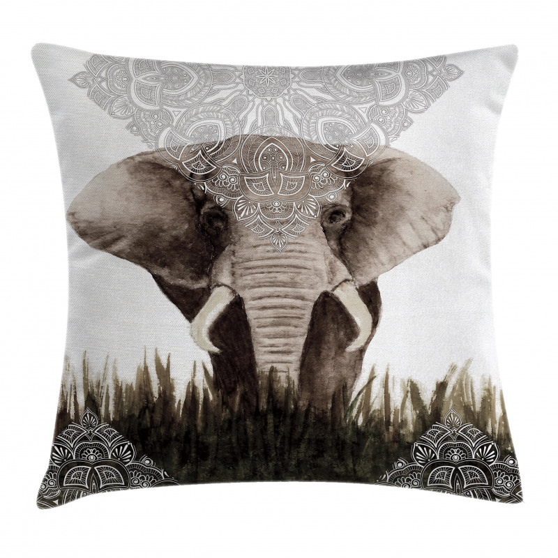 Elephant Animal Pillow Cover