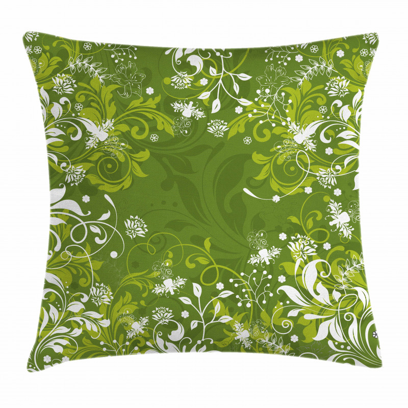 Abstract Floral Nature Pillow Cover