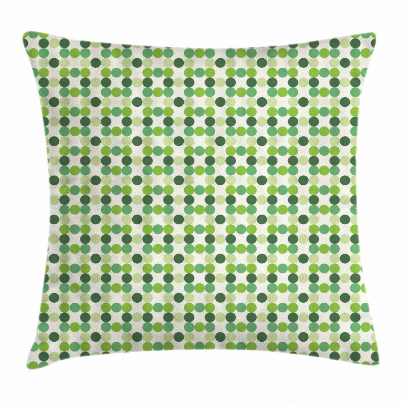 Circles of Various Tones Pillow Cover