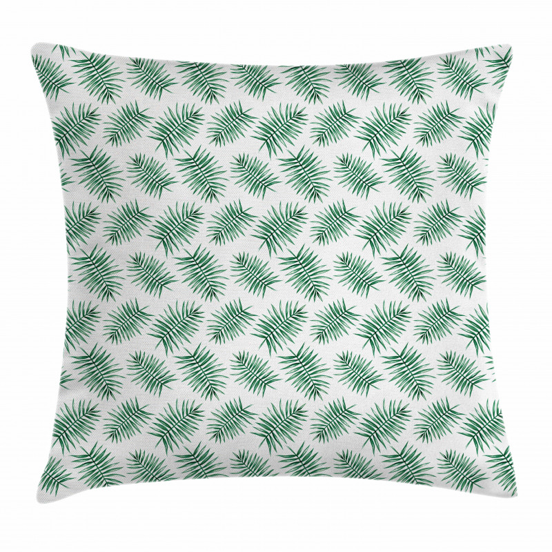 Watercolor Tropical Palm Pillow Cover