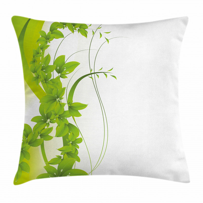 Blooming Fantasy Flora Pillow Cover
