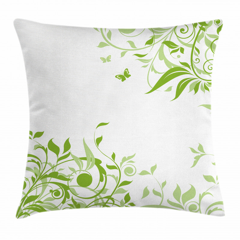 Spring Time Butterfly Pillow Cover