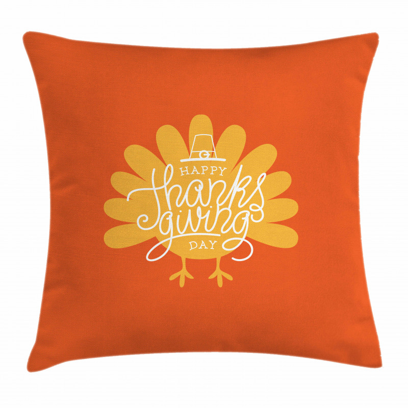 Poultry Silhouette Fall Pillow Cover