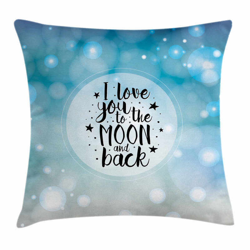 Stars Typography Dreamy Pillow Cover