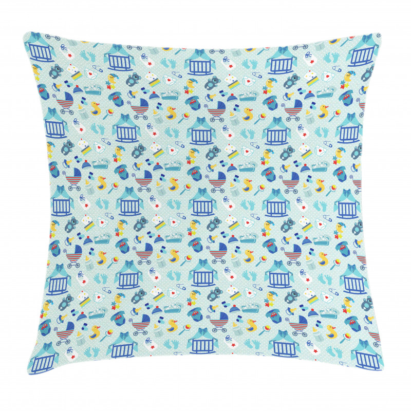 Crestcent Moon with Stars Pillow Cover
