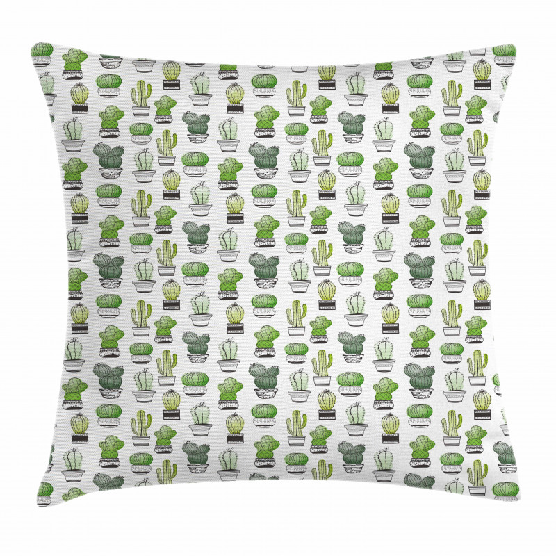 Latino Foliage Pattern Pillow Cover