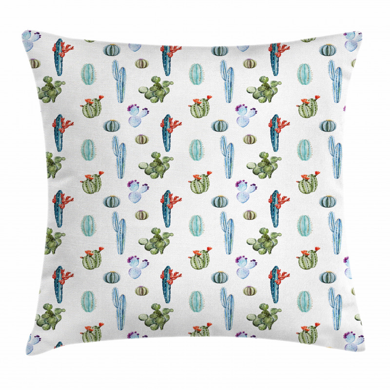 Blossomin Watercolor Pillow Cover
