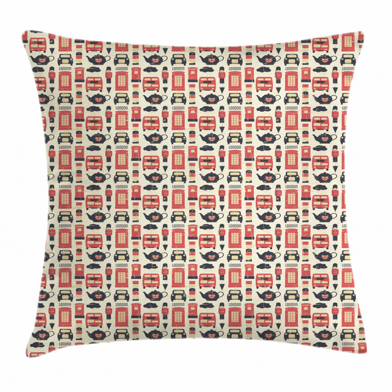 Grunge Vintage Graphic Pillow Cover