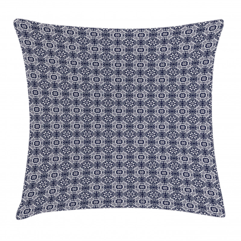 Japanese Curves Flora Pillow Cover