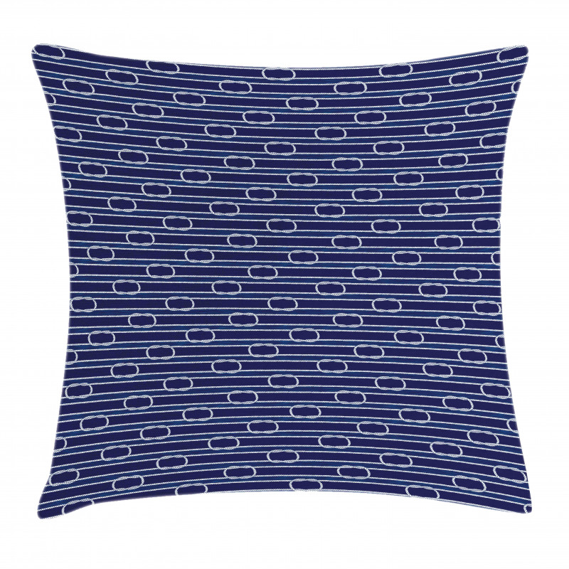 Marine Knots Pattern Pillow Cover