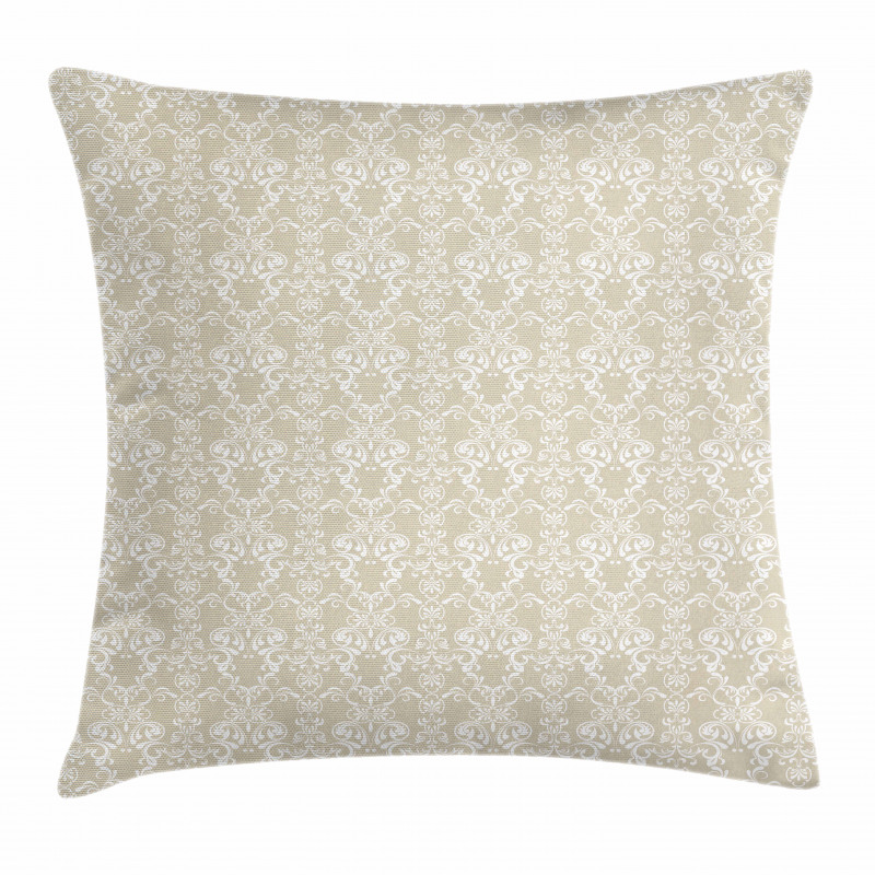 Traditional Lace Design Pillow Cover