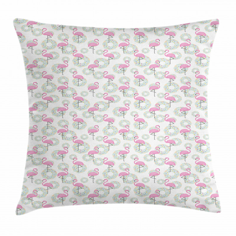 Donuts Hawaii Animals Pillow Cover