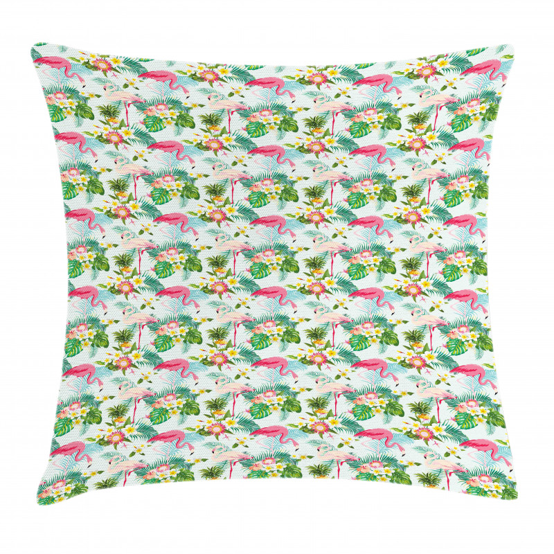 Fresh Exotic Jungle Pillow Cover