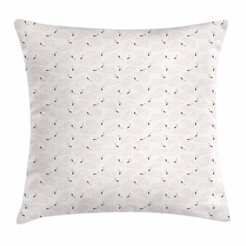 Childish Doodle Pastel Pillow Cover