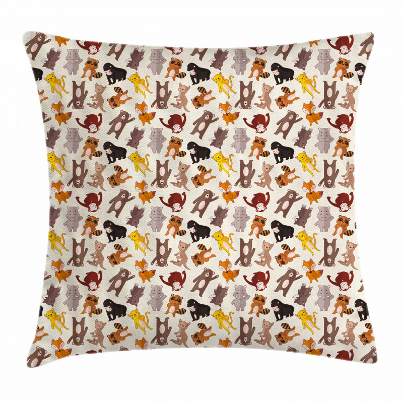 Friendly Jungle Pillow Cover