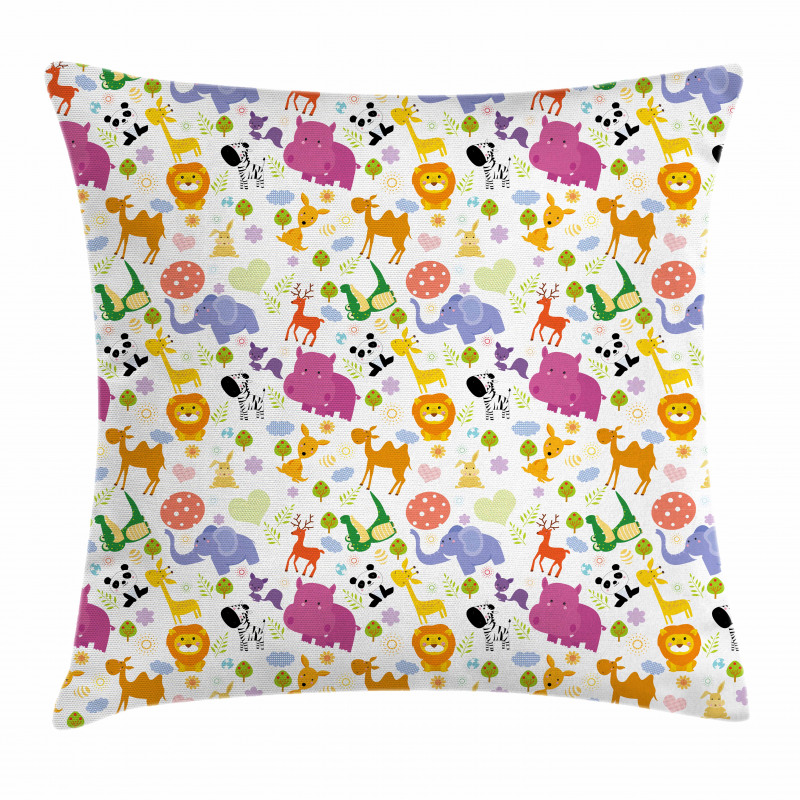 Love Nature Kids Pillow Cover