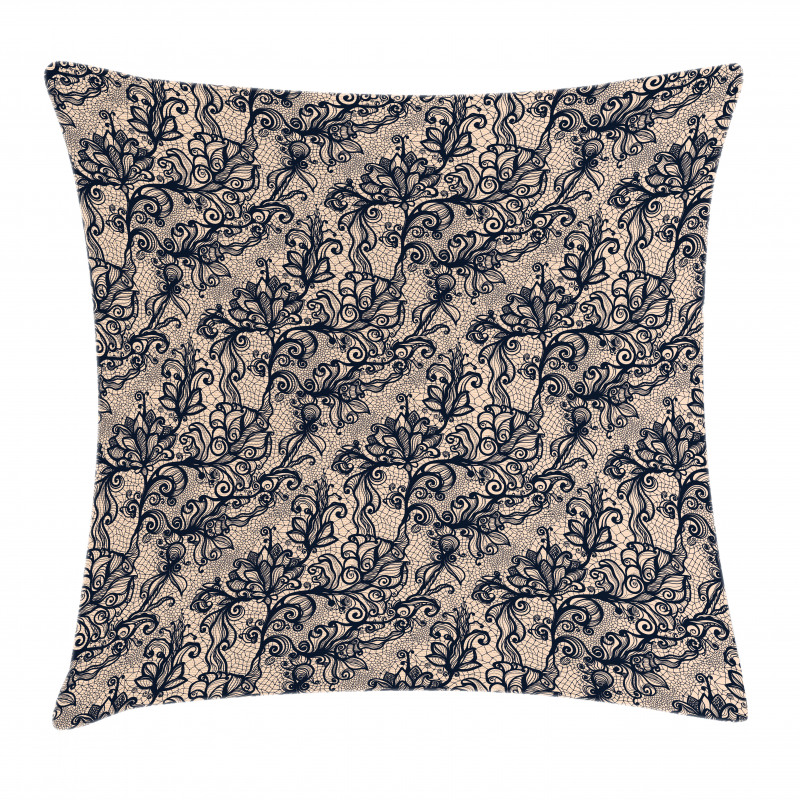Nature Inspired Feminine Pillow Cover