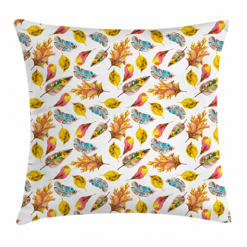 Fal Season Leaves Pillow Cover