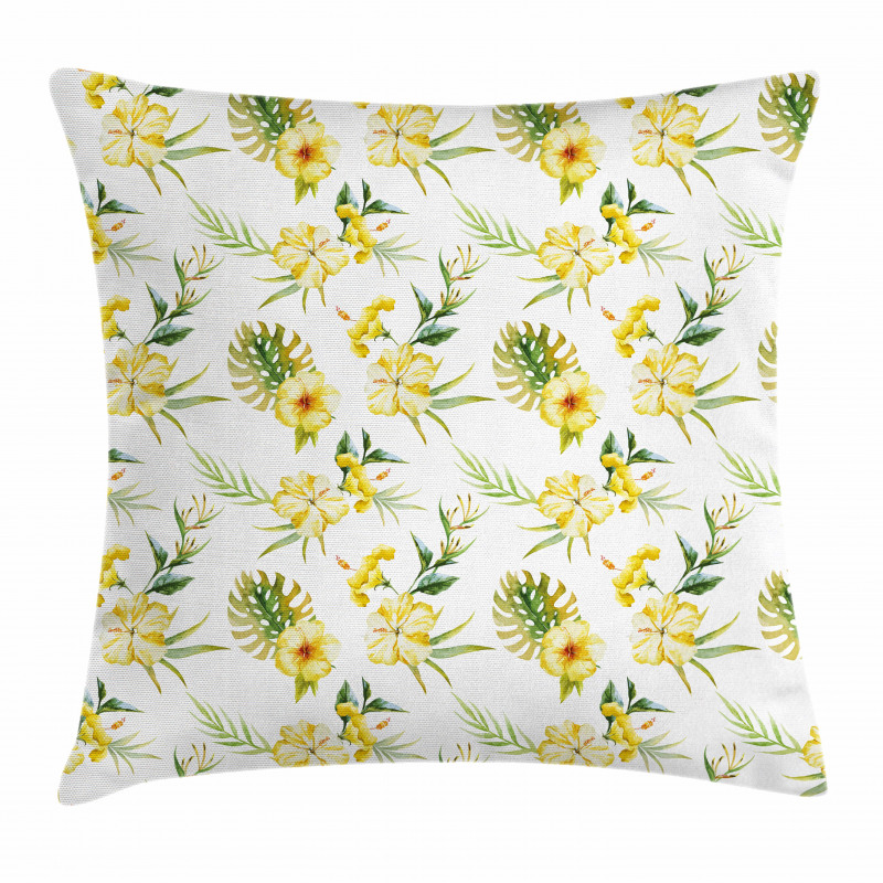 Summer Hibiscus Pillow Cover