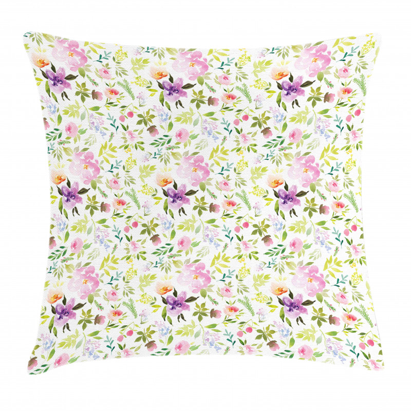Gentle Spring Floral Pillow Cover