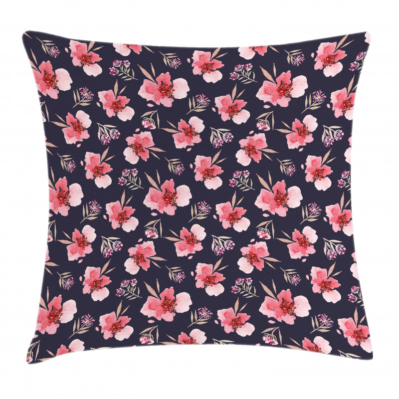 Pink Garden Flora Pillow Cover