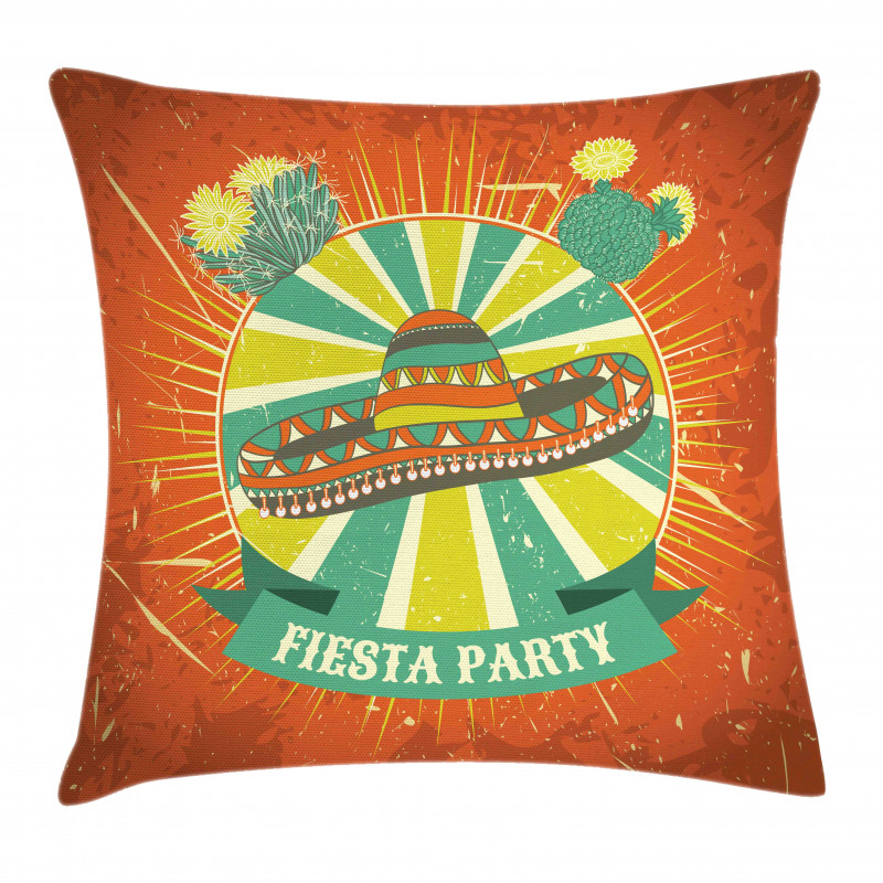 Latin America Sombrero Pillow Cover