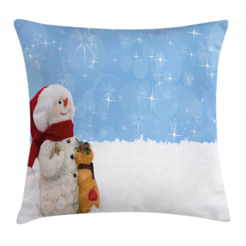 Winter Christmas Time Pillow Cover