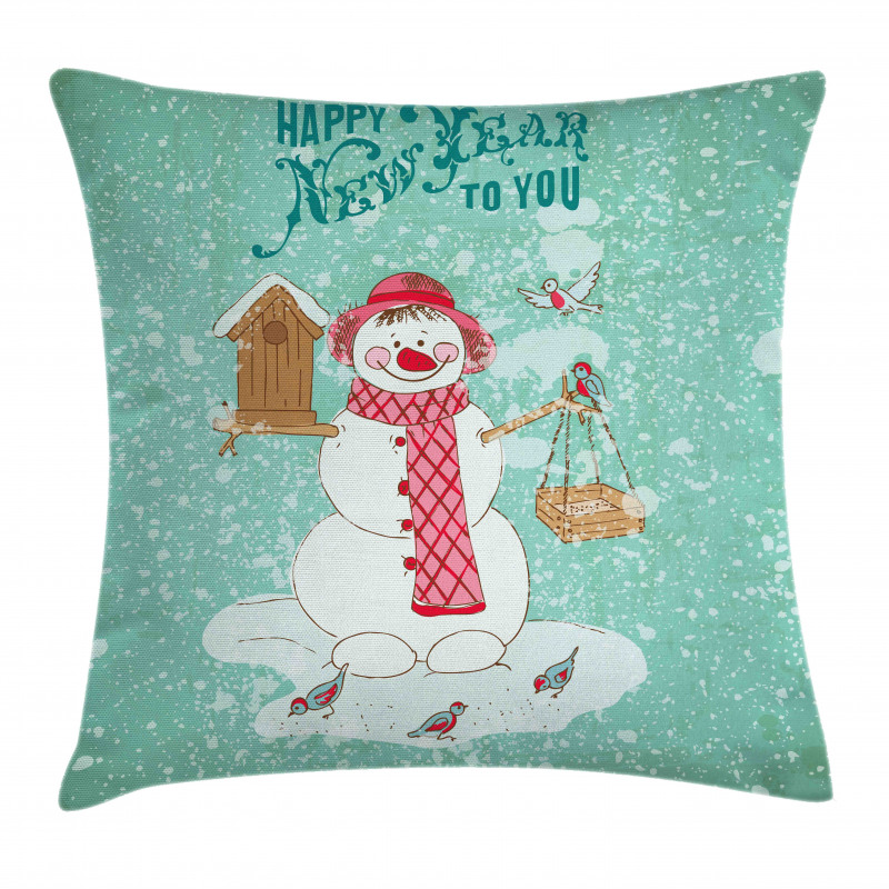 Happy New Year Pillow Cover