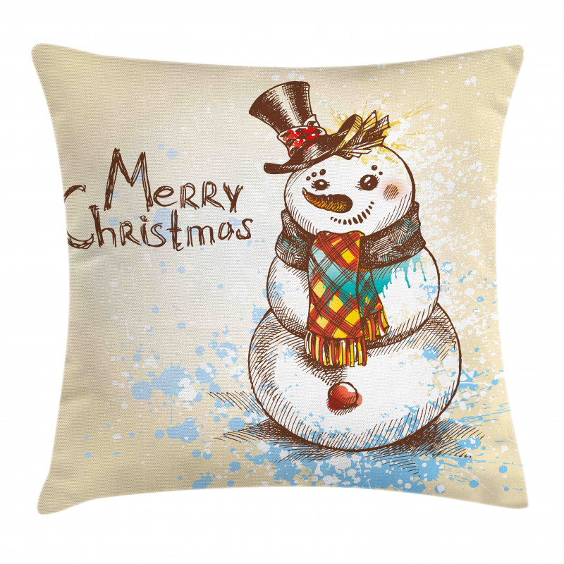 Xmas Sketch Pillow Cover