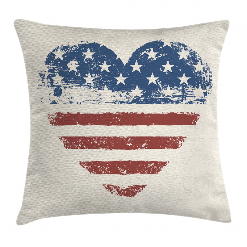 Patriotic Flag USA Pillow Cover