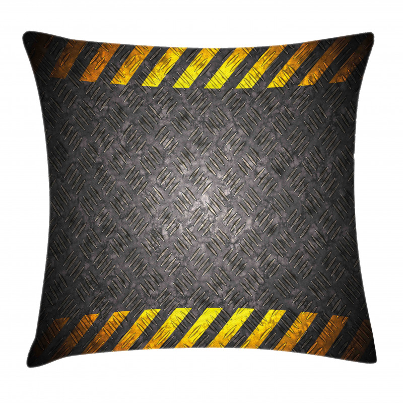 Caution Tape Frame Pillow Cover