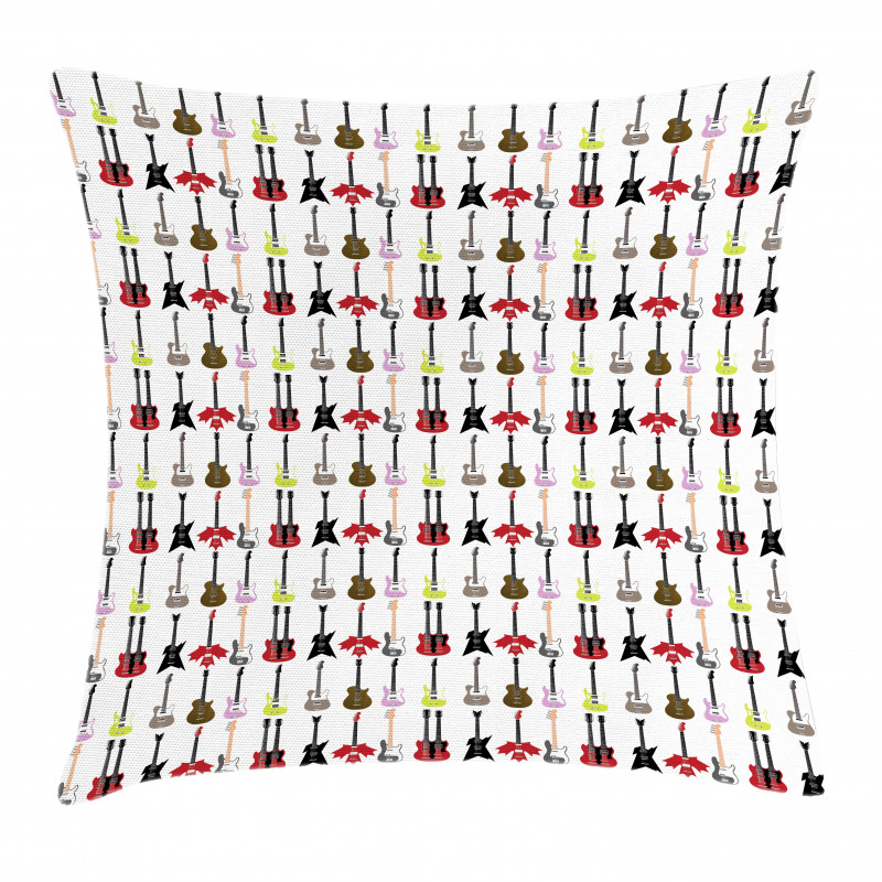 Colorful Music Graphic Pillow Cover