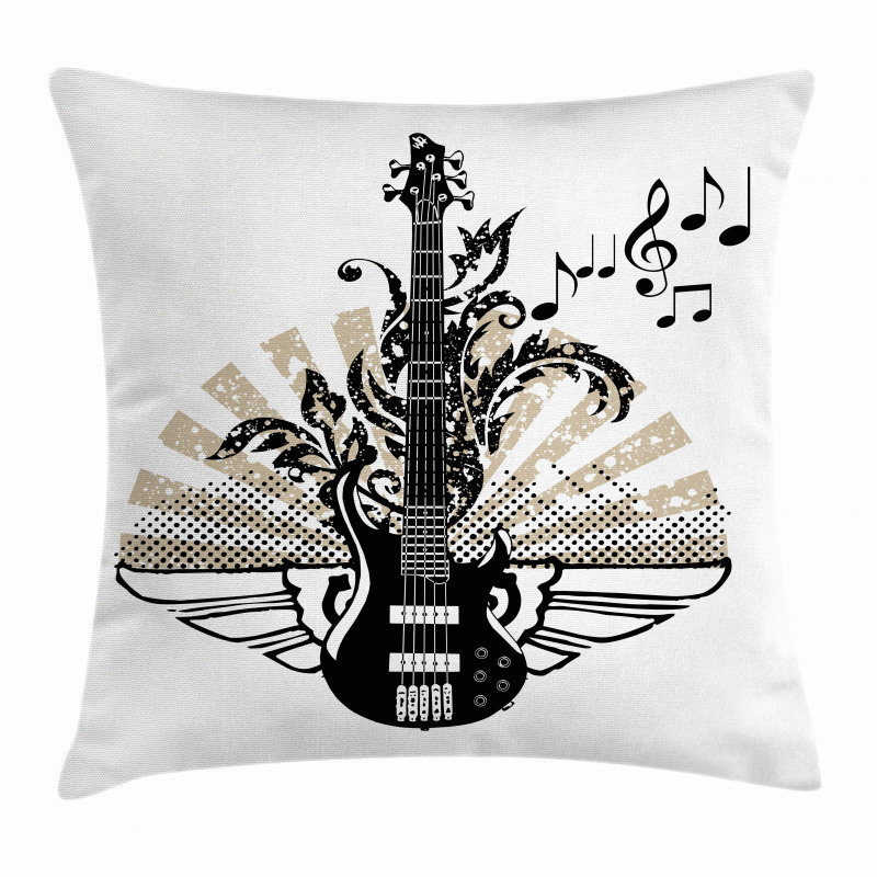 Rock and Roll Pattern Pillow Cover