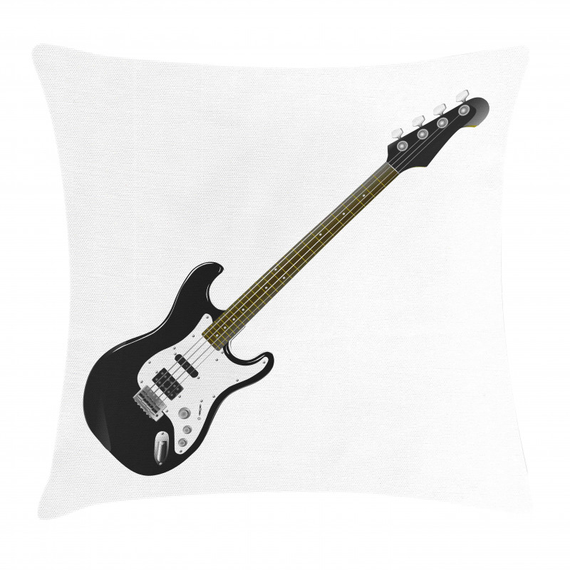 4 String Bass Music Pillow Cover