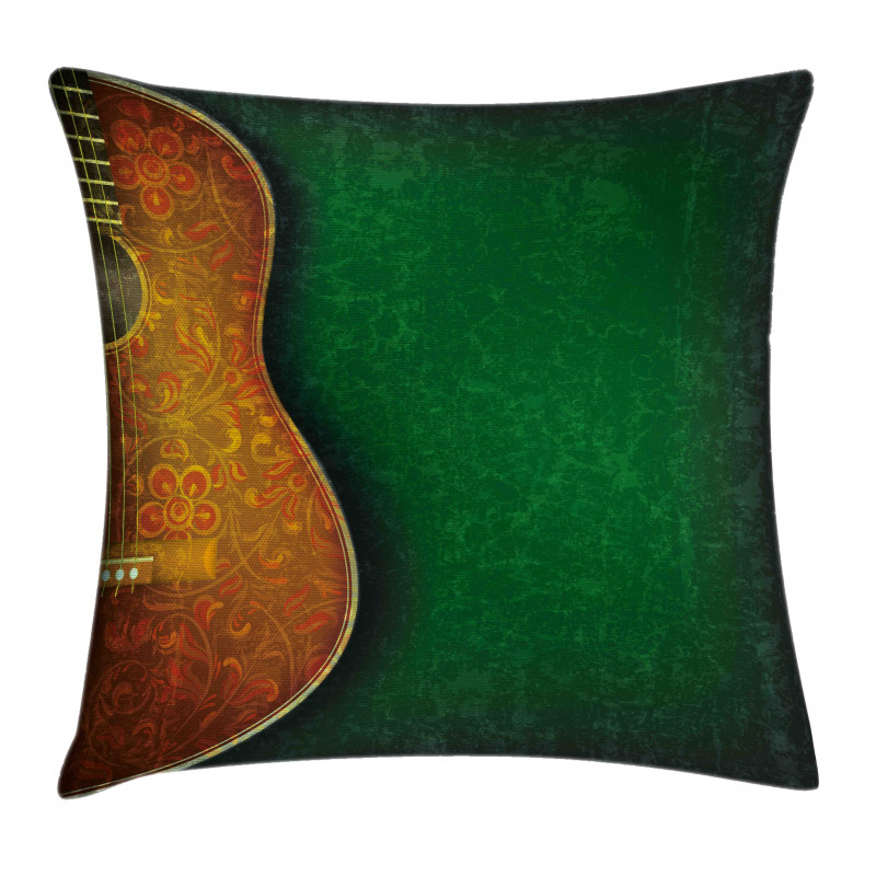 Floral Acoustic Pattern Pillow Cover