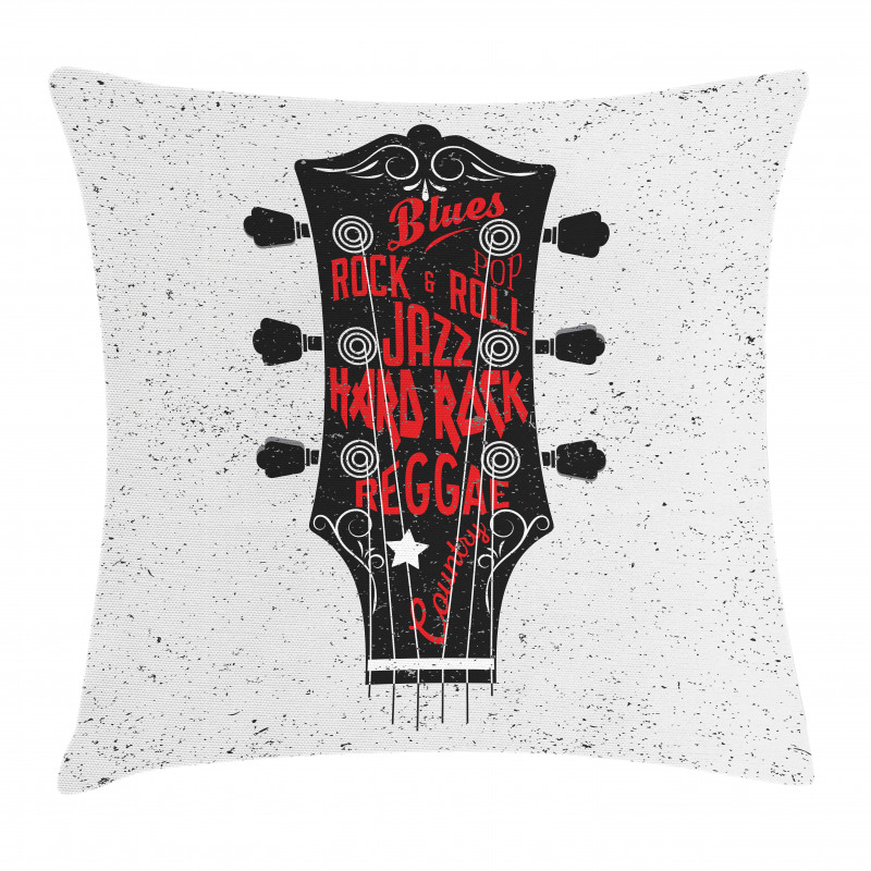 Blues Pop Hard Rock Pillow Cover