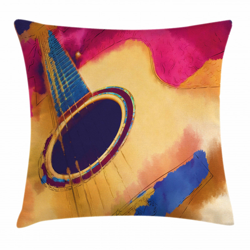 Abstract Strings Retro Pillow Cover