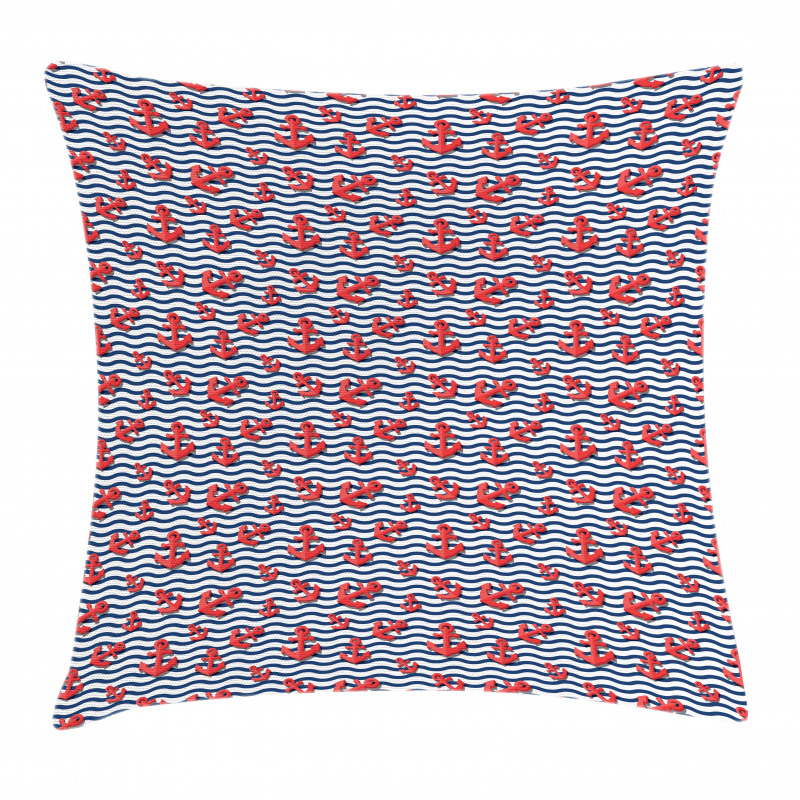 Wavy Stripes 3D Style Pillow Cover