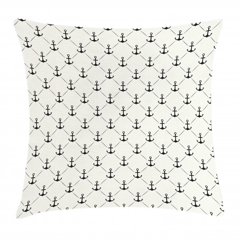 Abstract Retro Sailing Pillow Cover