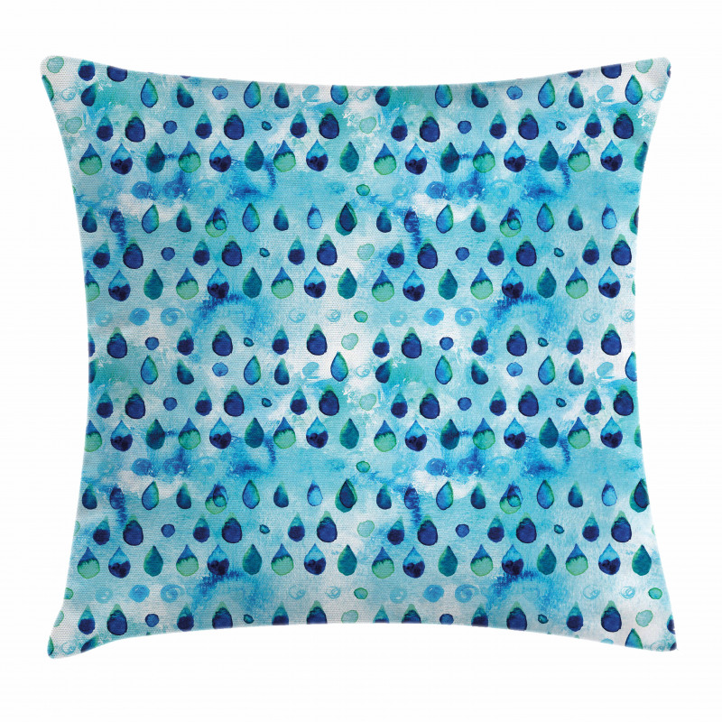 Waterdrops Quirky Pillow Cover