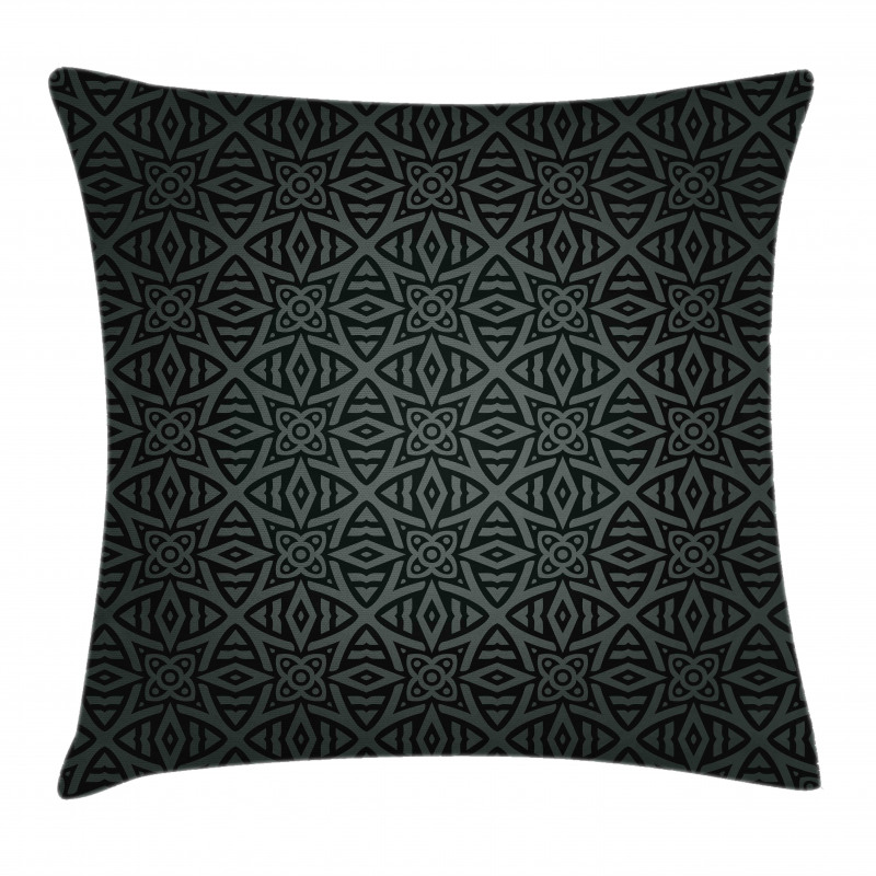 Folk Celtic Floral Pillow Cover