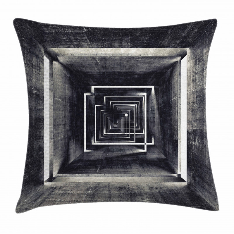 Tunnel Perspective Pillow Cover