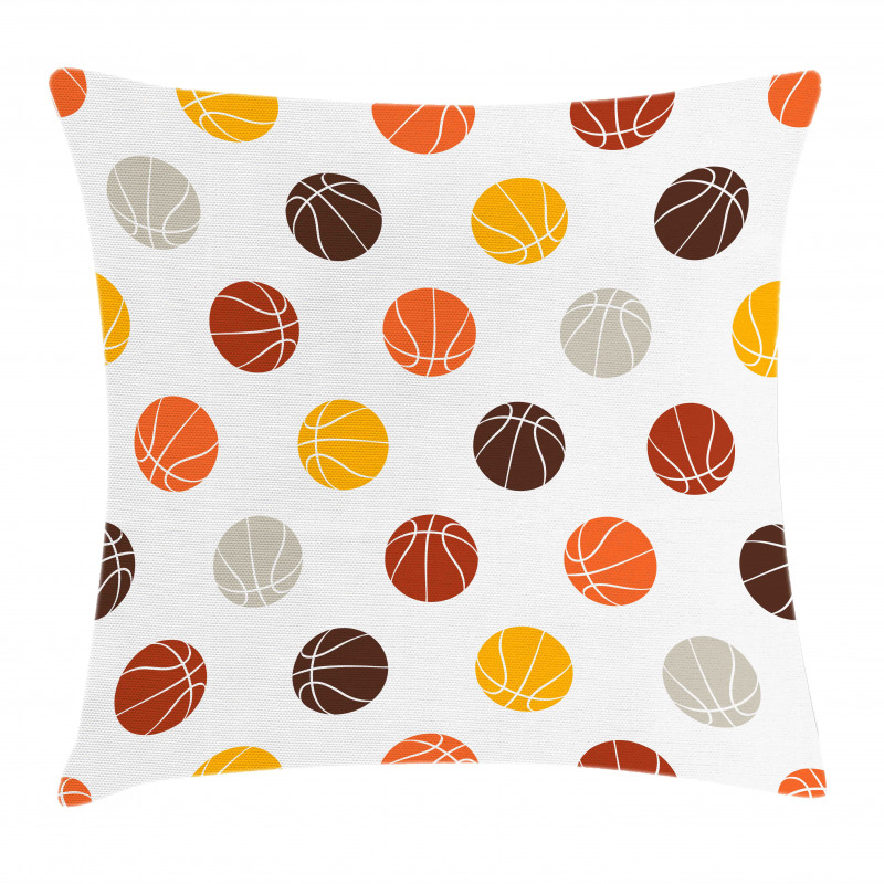 Earthen Toned Balls Pillow Cover