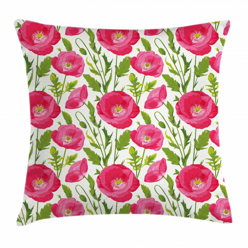 Leaves and Petals Romance Pillow Cover