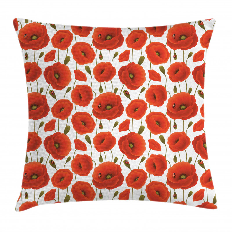 Floral Blossom Spring Pillow Cover